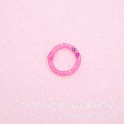 Uplifted Finds Sweet Donut Shaped Bouncing Spring Cat Toy With Bell Sound red