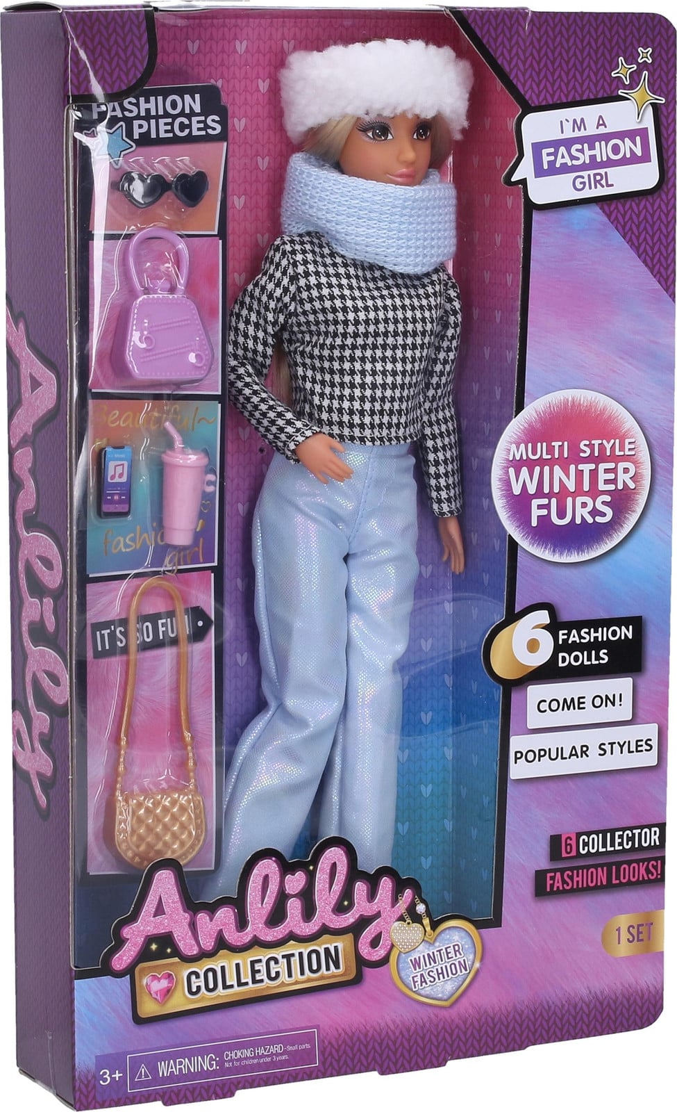 Wiky Poppenmodel met accessoires, 29 cm