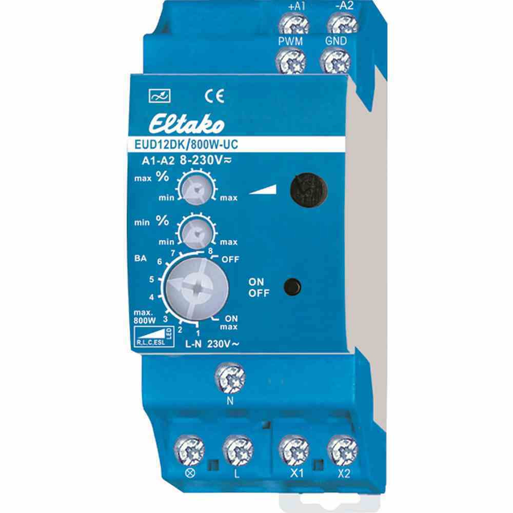 Eltako EUD12DK/800W-UC universele dimmer met draaiknop