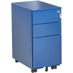 BÜROSCHRANK Metall Blau Bolsena
