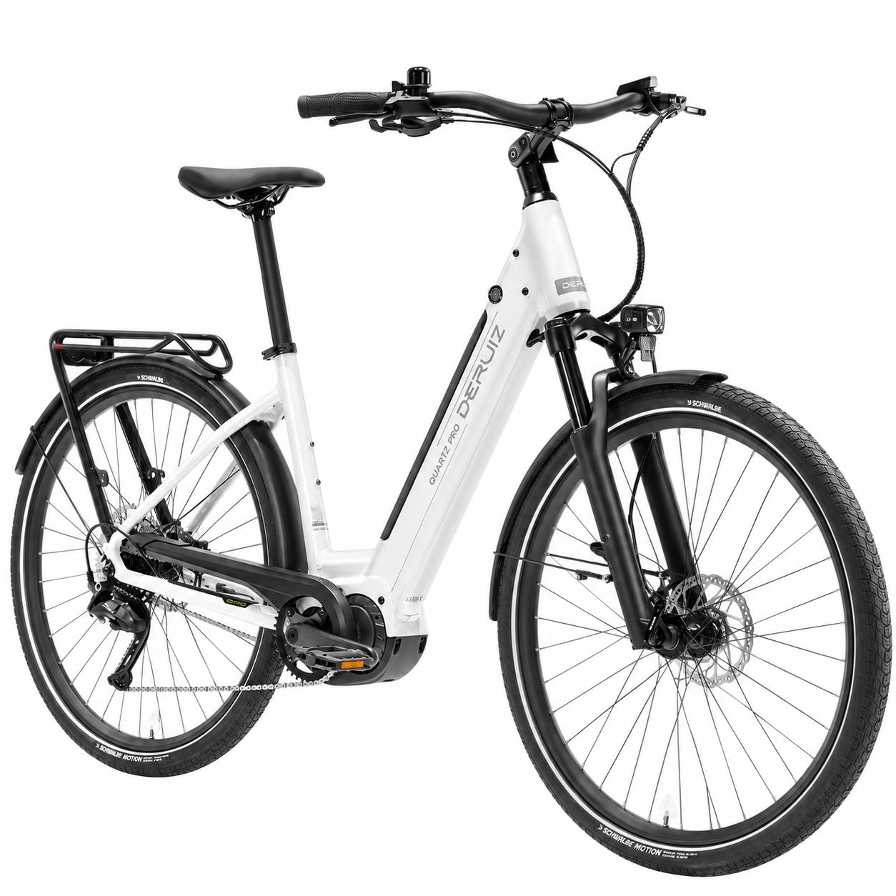 DERUIZ Quartz Pro 2026 E-Bike Citybike 28 Zoll, 250 W Mittelmotor, 100 Nm, 644 Wh Akku