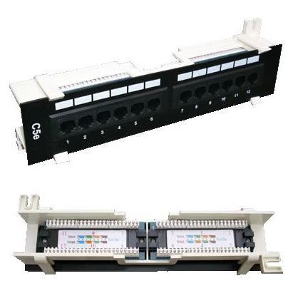 Moldex DATACOM Patch box UTP 12 port CAT5E DUAL BK (3200)