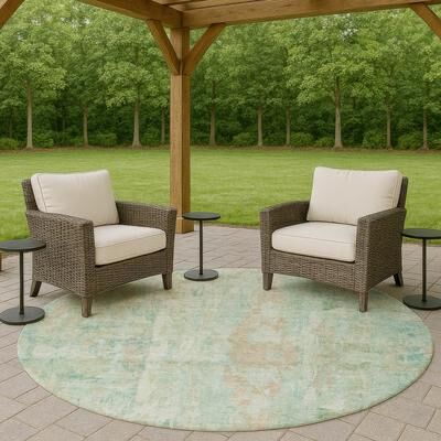 Addison Rugs Machine Washable Indoor/ Outdoor Muted Ombre Chantille Rug