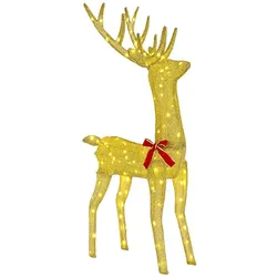 vidaXL 3D Weihnachtsrentier LOVIISA 140 LEDs Warmes Weiß 42049637