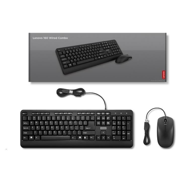 Lenovo Accessories 160 Wired Combo (US, Kabelgebunden) (GX31L52655)