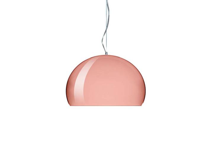 Kartell Designer Hängeleuchte Small FL/Y, kupfer, für Wohn- / Esszimmer, Kunststoff, Design