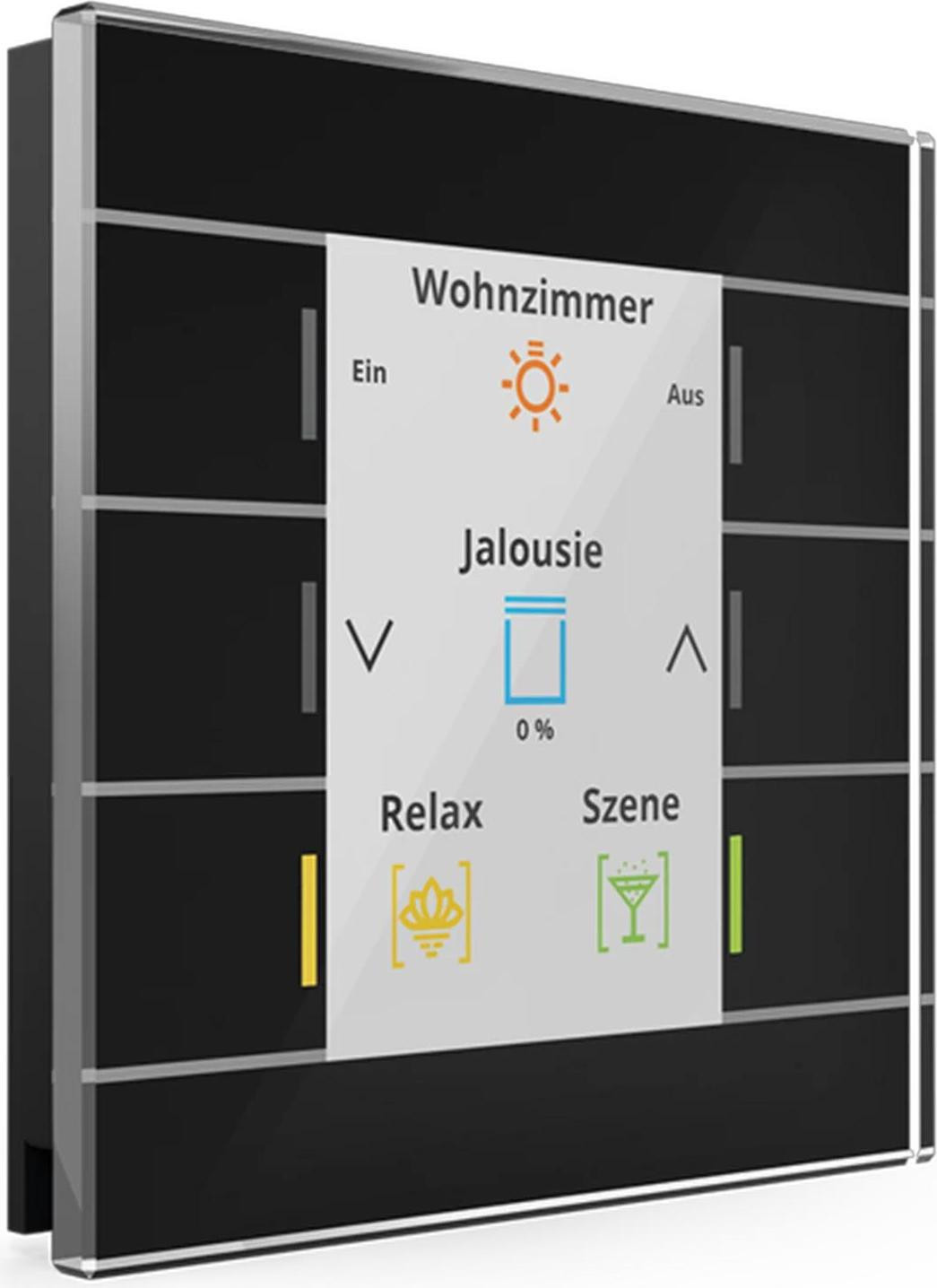 MDT KNX Glasbediening II Smart met kleurenbeeldscherm, zwart