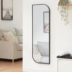 Wandspiegel Tarvindak 120x40 cm Schwarz [en.casa]