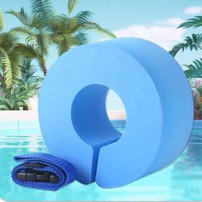 The Handy Homestead EVA Foam Aquatic Resistance Float Cuffs For Water Aerobics, Ankle & Arm Swim Training blue