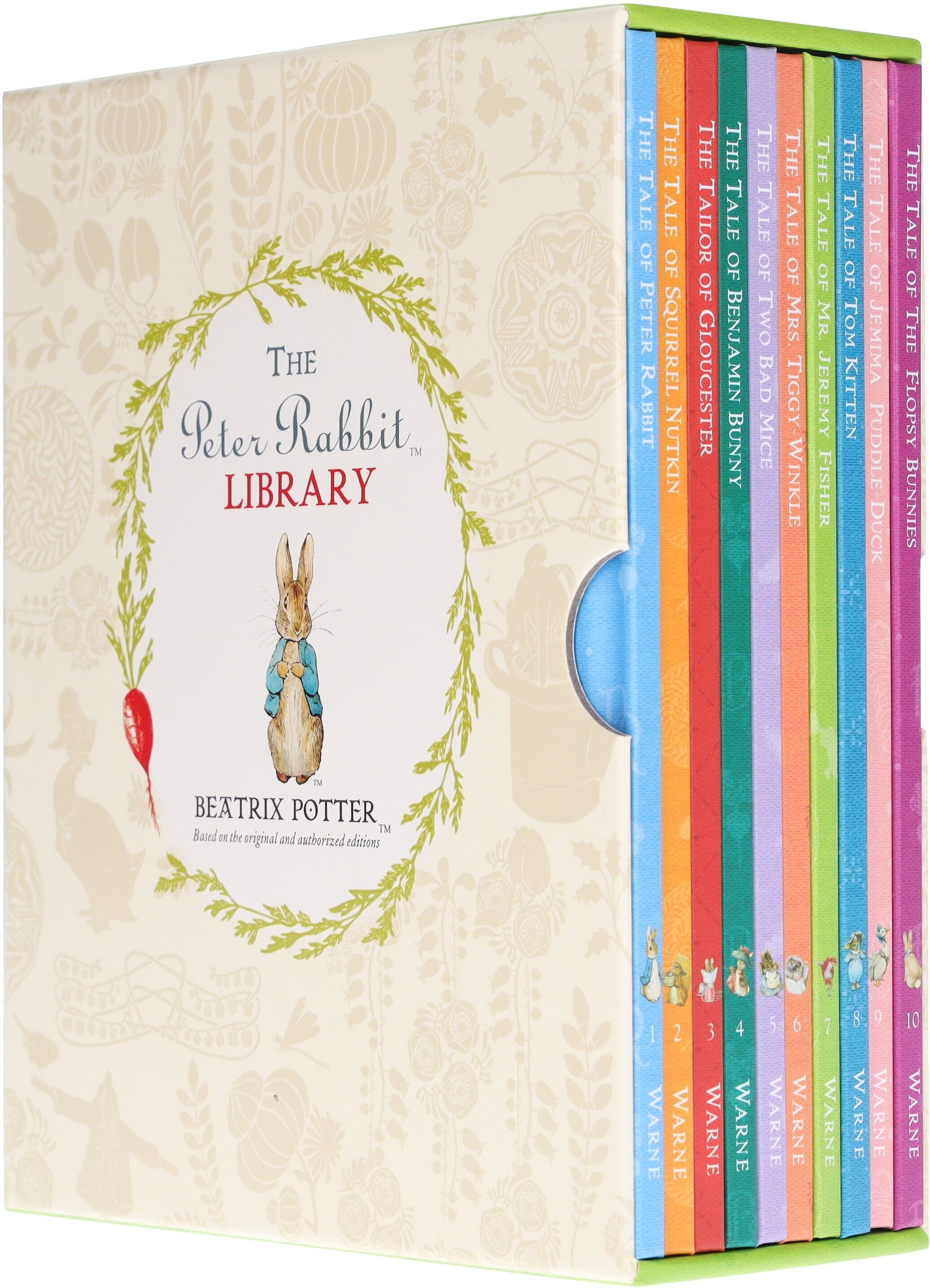Peter Rabbit Library Coloured Jackets 10 Books Box Set Collection by Beatrix Potter - Ages 5-7 - Hardback Penguin Random House