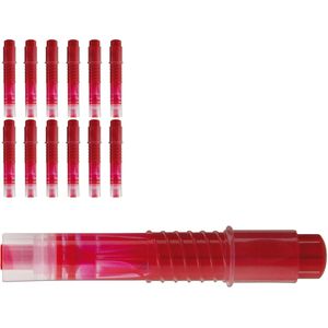 Pilot Nachfülltusche V-Board Master S, rot, für Boardmarker, Patronensystem, 12 Stück