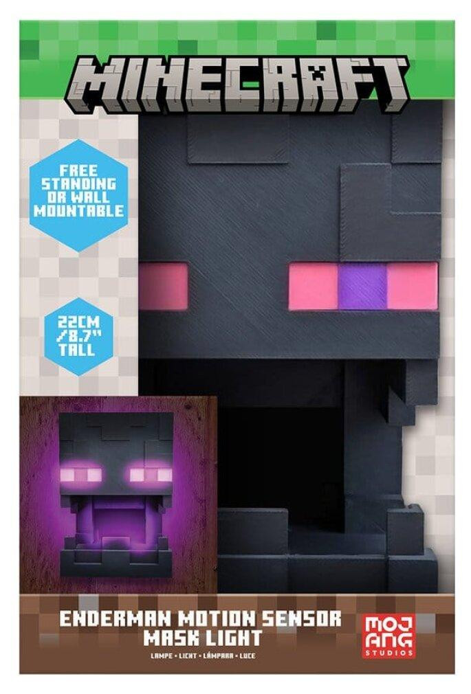 Paladone Minecraft Verlicht Enderman Masker met Bewegingssensor, 25 cm