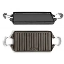 Griddle Griddle 47x27cm H.f. C/asa Vaello La Valenciana