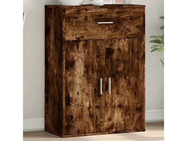vidaXL Sideboard vidaXL Sideboard Räuchereiche 60x30x84 cm Holzwerkstoff