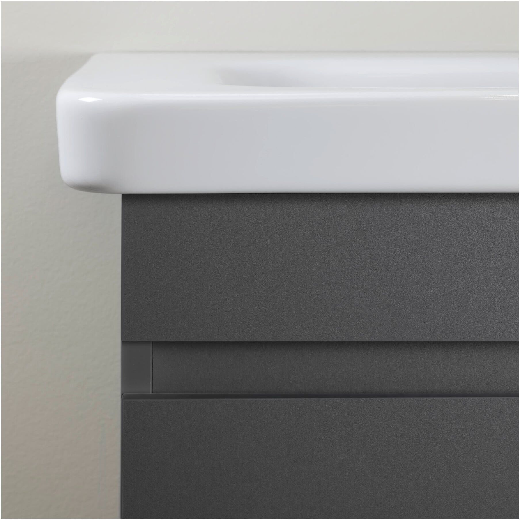 Duravit Waschtischunterschrank Com DuraStyle 58x36,8cm, basalt matt, 1 Auszug (DS637904343)