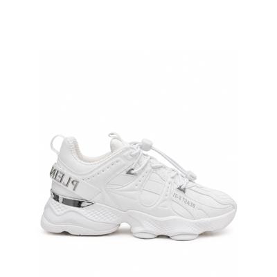 Sneaker PLEIN SPORT "Running-Sneaker", Herren, Gr. 39, Normalschaft, weiß (01, weiß), Schuhe Sneaker