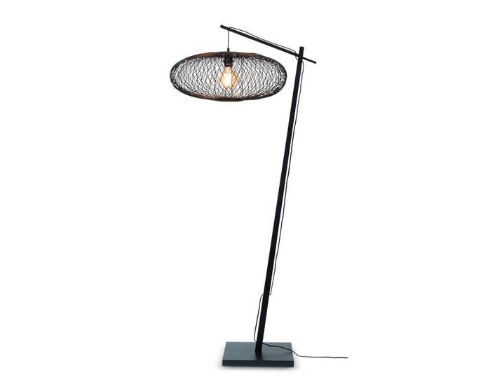 Good & Mojo Stehleuchte GOOD\u0026MOJO, Schwarz, 60x176 cm, LED-Leuchtmittel austauschbar, Lampen & Leuchten, Innenbeleuchtung, Stehlampen, Stehlampen