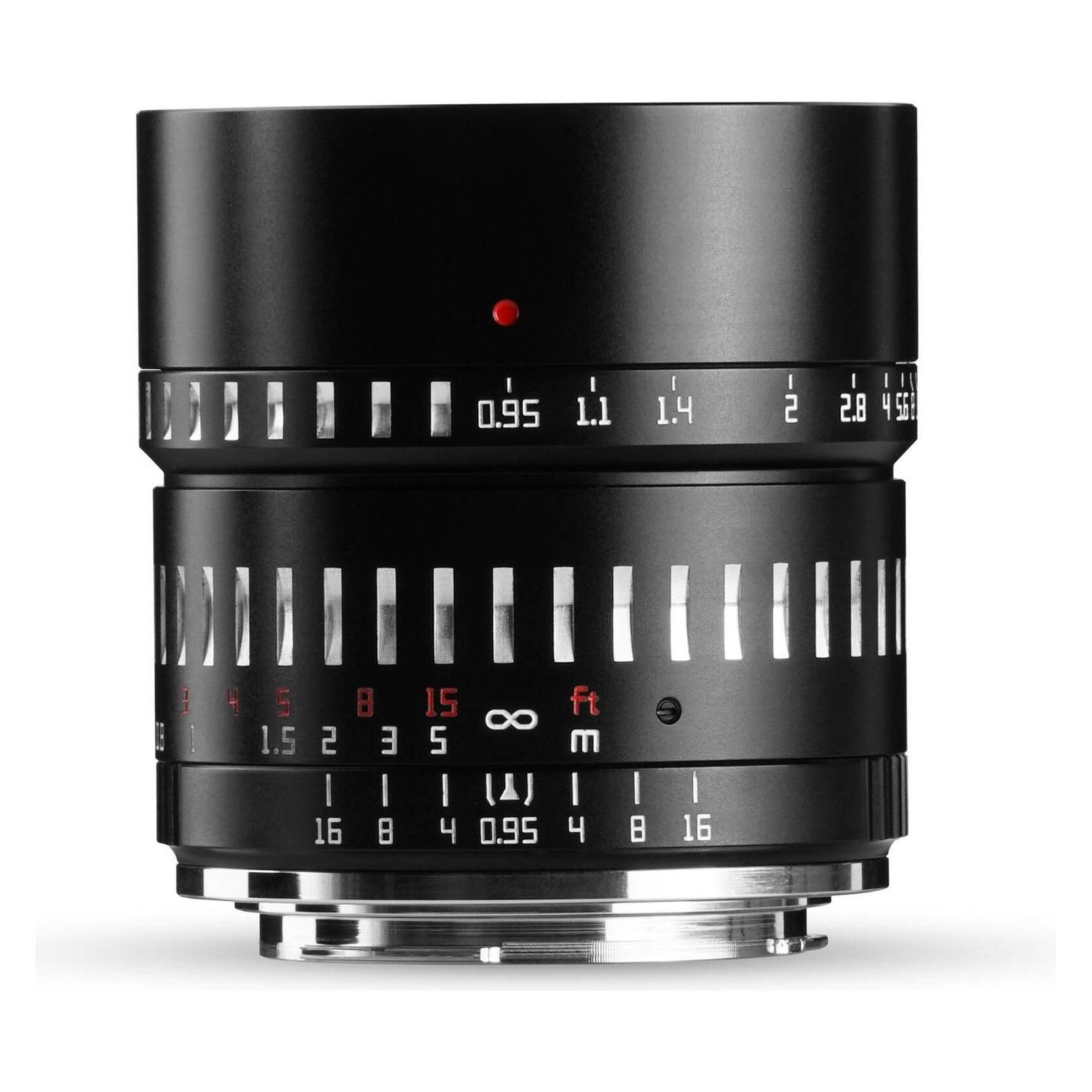 TTArtisan Festbrennweite APS-C 50 mm F0.95 - Fujifilm X-Mount (Fujifilm X, APS-C / DX) (C50095-B-X)