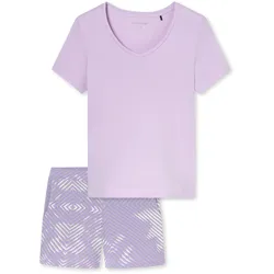 Schiesser Shorty-Pyjama-Set - Damen - Gr. 36