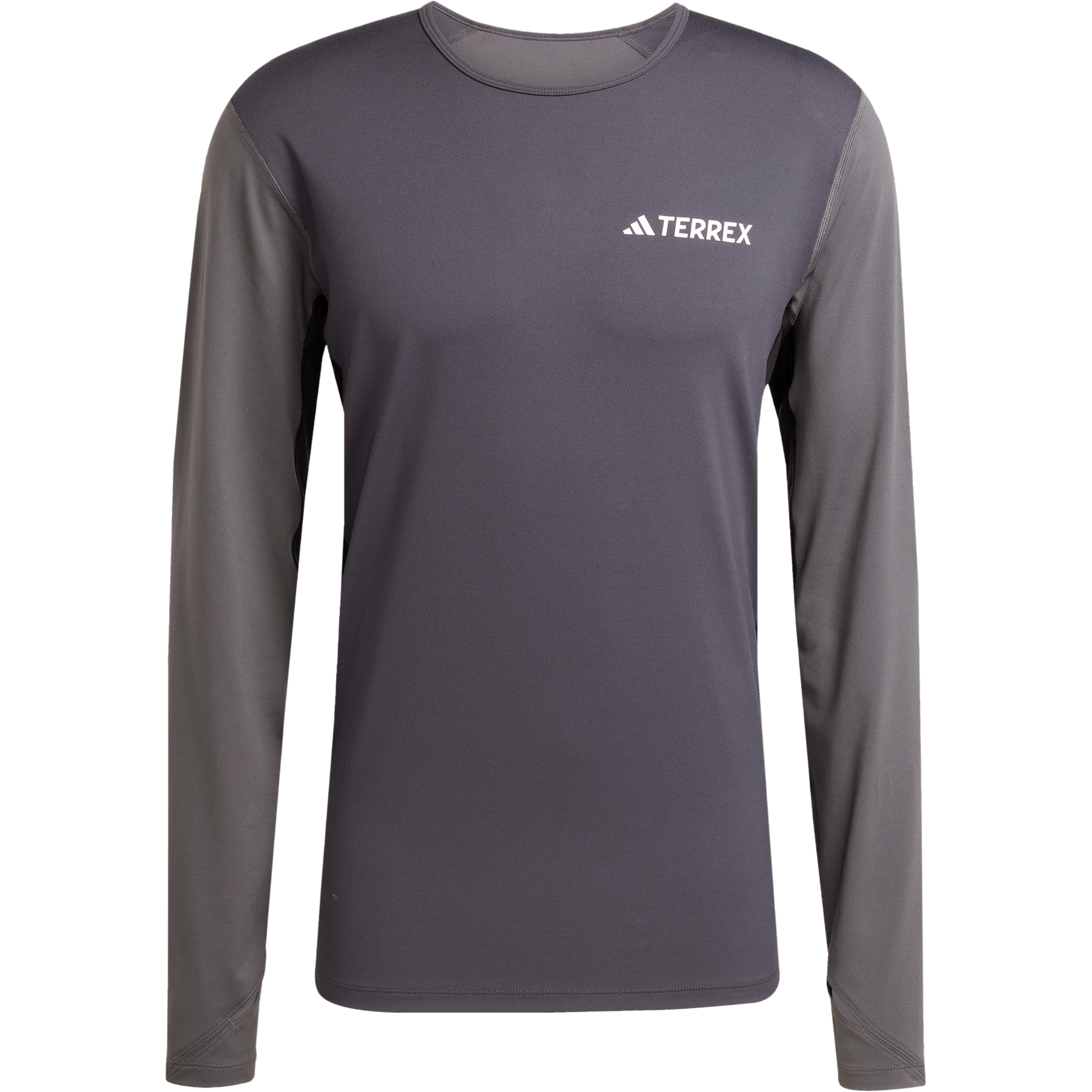 adidas Terrex Multi Synt Herren Longsleeves grau Größe S Trekking Schnell trocknend