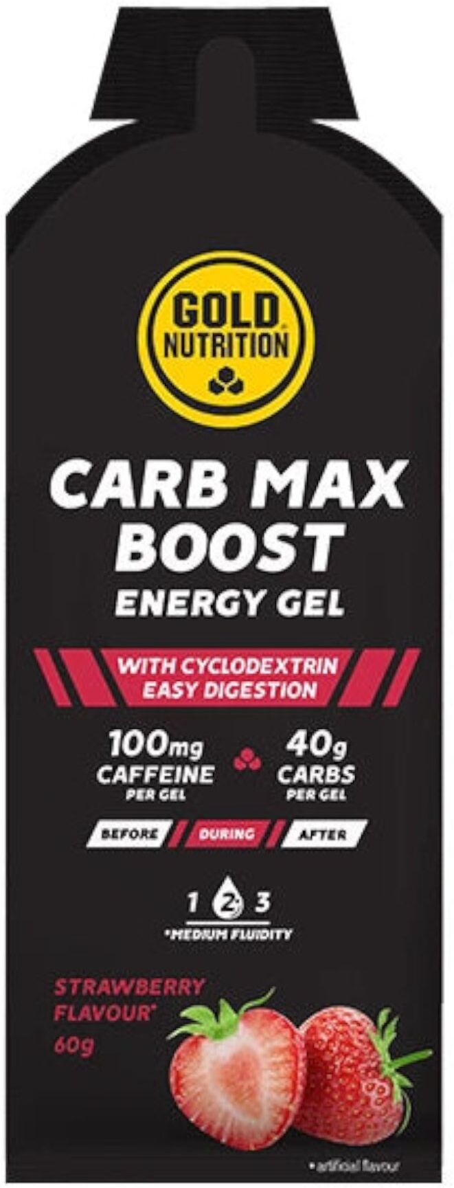 GOLD NUTRITION Carb Max Boost Energy Gel 60 Grammi 