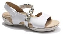 Women's Destiny Sandal by Hälsa in White Gold (Size 8 M)
