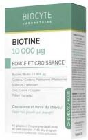 Biocyte Biotine 10000 µg 45 Gélules - Boîte