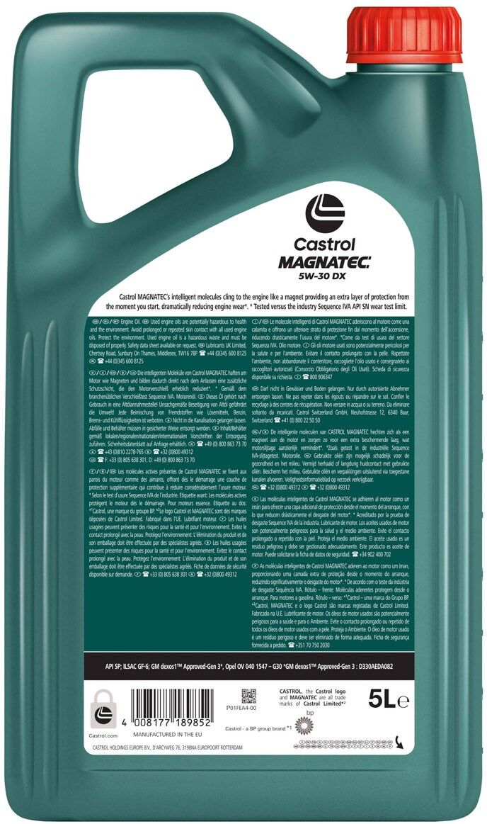 CASTROL 15F6E1 Engine oil