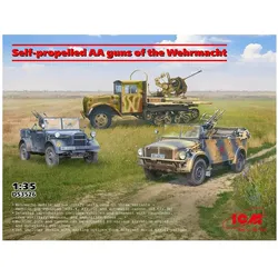 ICM Cannoni Antiaerei Semoventi Wehrmacht Ford V3000 Autovettura