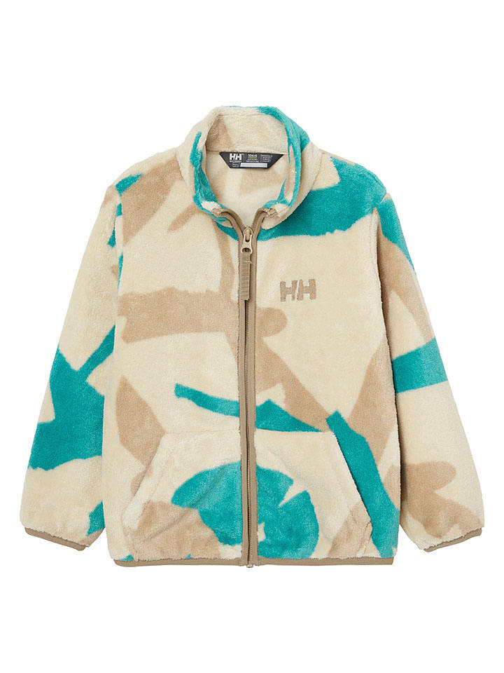 Helly Hansen Fleecejacke "Chill" in Beige/ Türkis - 104