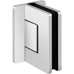 Griffwerk Pendeltürband 1.0 -Glas-Wand -Edelstahl-Optik matt T-Anschraubplatte 50Kg Traglast (pro Paar) -stückweise verpackt