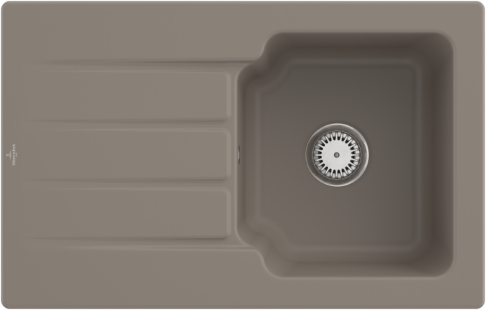 Villeroy und Boch Architectura Spüle 334001TR Timber, Ablaufgarnitur mit Handbetätigung