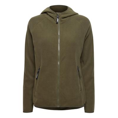 Fleecejacke OXMO "Fleecejacke OXFinja", Damen, Gr. S, grün (ivy grün), Obermaterial: 100% Polyester PES., Jacken Fleecejacke