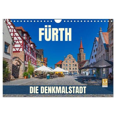 Fürth - die Denkmalstadt (Wandkalender 2027 DIN A4 quer), CALVENDO Monatskalender