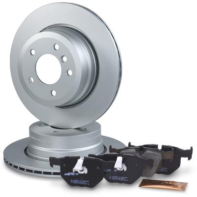 Bestprice Bremsscheiben + Bremsbeläge Hinterachse [Hersteller-Nr. 40398237] für BMW