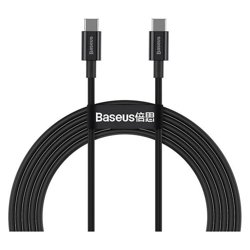 Baseus USB C - USB C (2 m, USB 2.0, 100 W) (CATYS-C01)