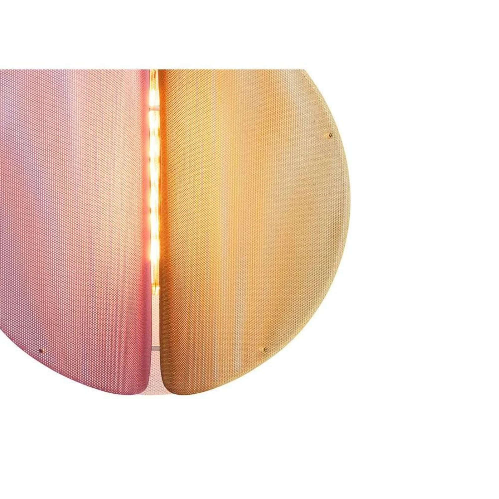 Proxima hanglamp PLEASE WAIT to be SEATED, Rood/Oranje, Ø 46 cm