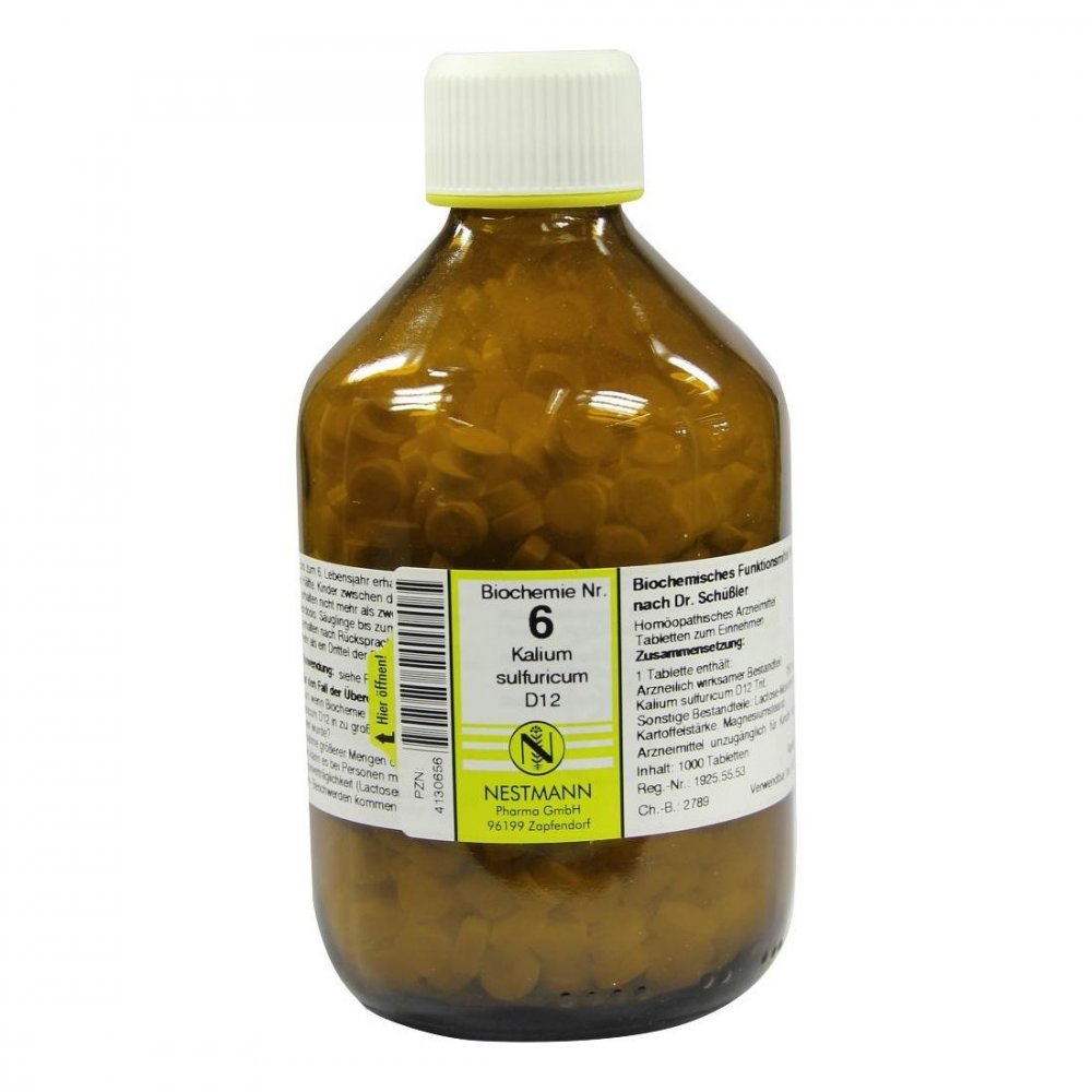 NESTMANN Pharma GmbH Biochemie 6 Kalium sulfuricum D12 Tabletten 04130656