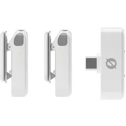 RØDE Wireless Micro Drahtloses Mikrofon USB-C Weiss mit Soft-Case, Mikrofon