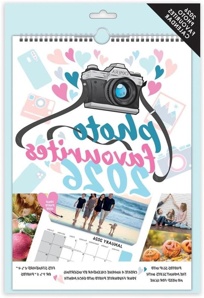 Gepersonaliseerde Wandkalender met eigen foto's, A4, Wit