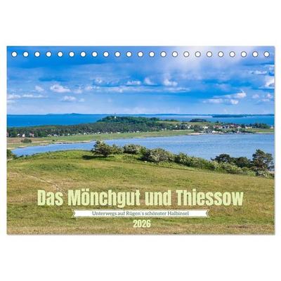 Das Mönchgut und Thiessow (Tischkalender 2026 DIN A5 quer), CALVENDO Monatskalender