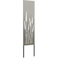 vidaXL Garten dekoratives Panel Sonstiges Rostig 32 x 140 cm