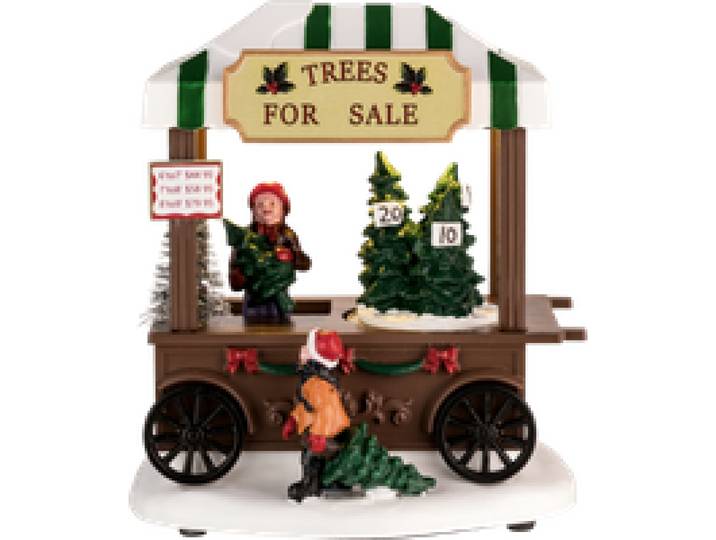 LIVARNO® Figurine scène de Noël LED (Arbres)