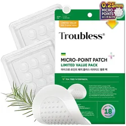 Trouble, Pflaster, Troubless Micropoint Patch Plus Thin Hydrocolloid (18x)