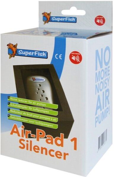 SUPERFISH SILENZIATORE PER COMPRESSORE ARIA OSSIGENATORE ACQUARIO AIR-FLOW MINI