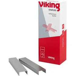 Viking Heftklammern 26/6 5619465 Metall Silber 5000 Heftklammern
