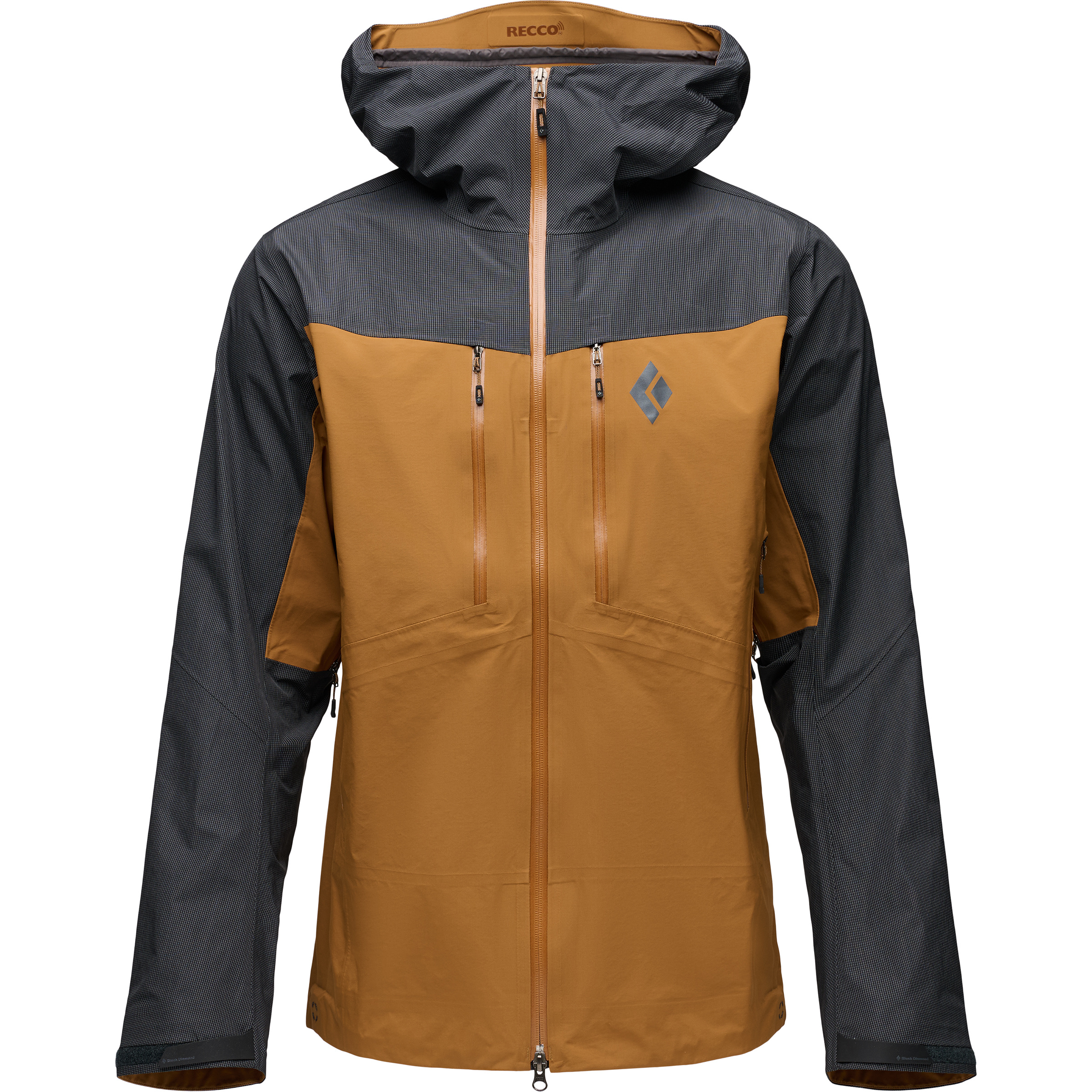 Black Diamond Mission Alpine Shell Herren Regenjacke schwarz Größe L Alpinklettern | Bergsteigen | Eisklettern Winddicht Wasserabweisend