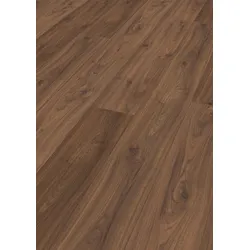 MEISTER Laminatboden MeisterDesign. laminate LL 150 2052 x 220 x 8 mm 06389 Nussbaum Amore Rohholz-Poren-Struktur