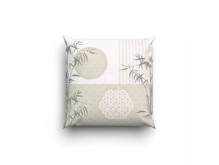 Lotus Bettwaren - Lotus Bettwäsche Bambus Nature spirit, Bambus Nature Spirit Bettwäsche, 65 x 65 cm, Beige