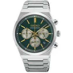 Seiko SSB461P1 Herrenuhr Chronograph Bicolor/Grün